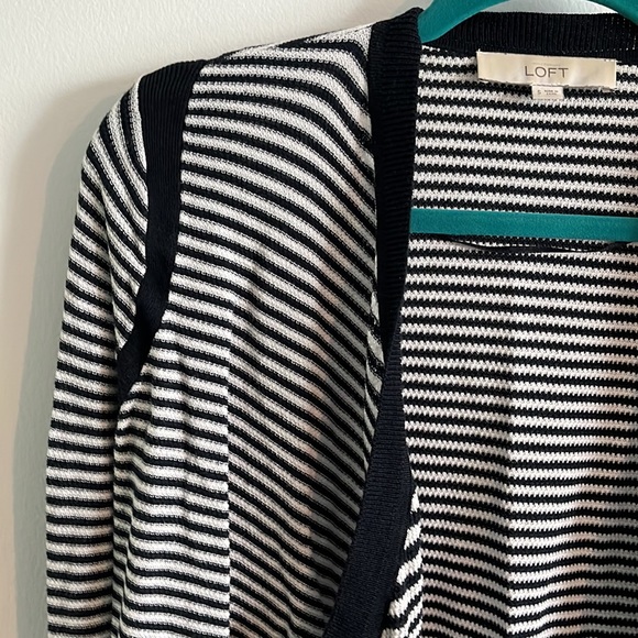 Ann Taylor Loft Striped Cardigan - Picture 3 of 4